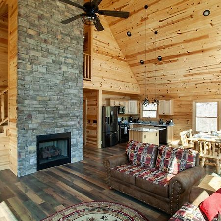 Mystic Mountain Cabin View Grill Fire Pit Gatlinburg Exterior foto