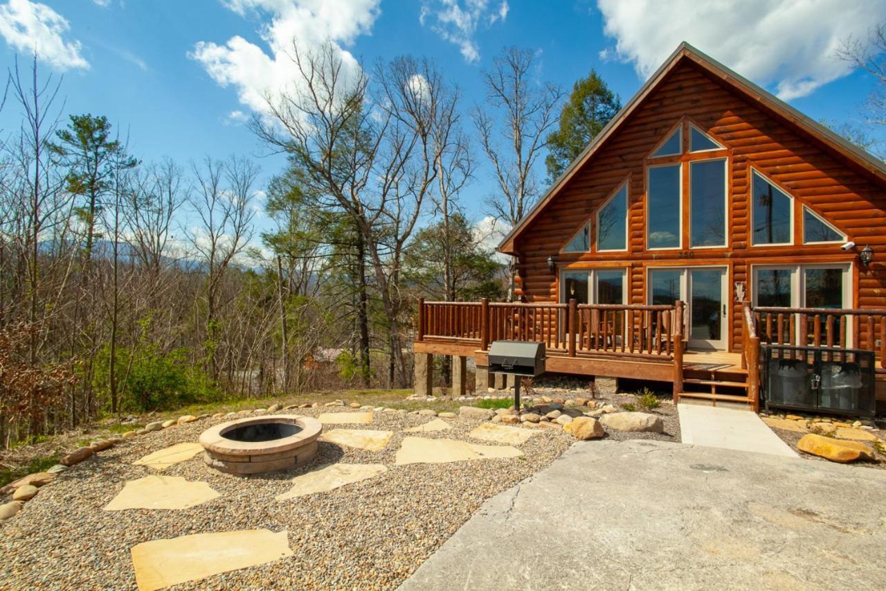 Mystic Mountain Cabin View Grill Fire Pit Gatlinburg Exterior foto