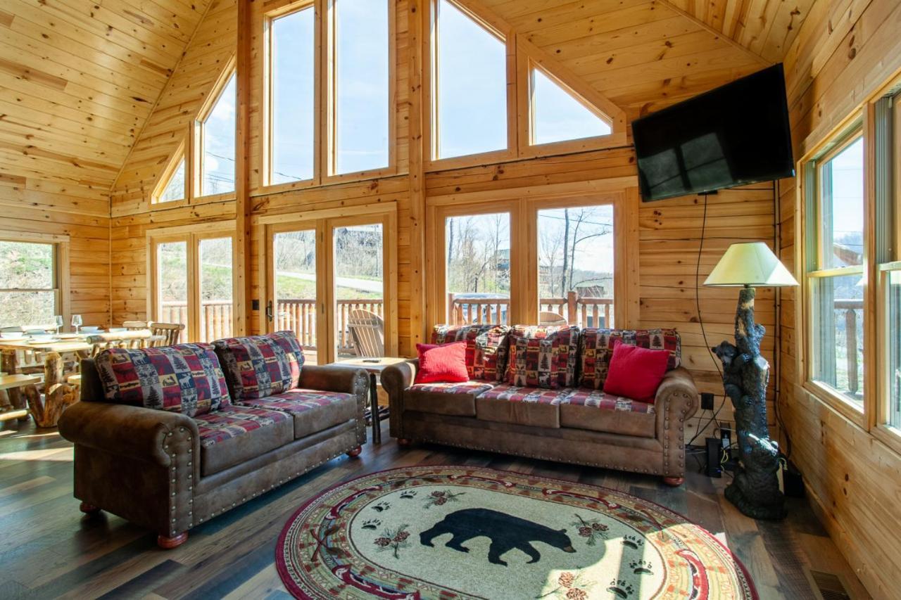 Mystic Mountain Cabin View Grill Fire Pit Gatlinburg Exterior foto