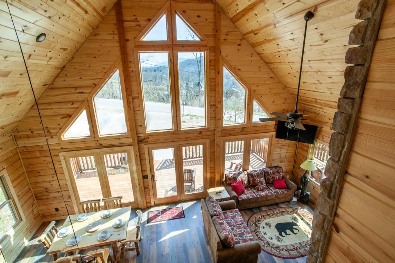 Mystic Mountain Cabin View Grill Fire Pit Gatlinburg Exterior foto
