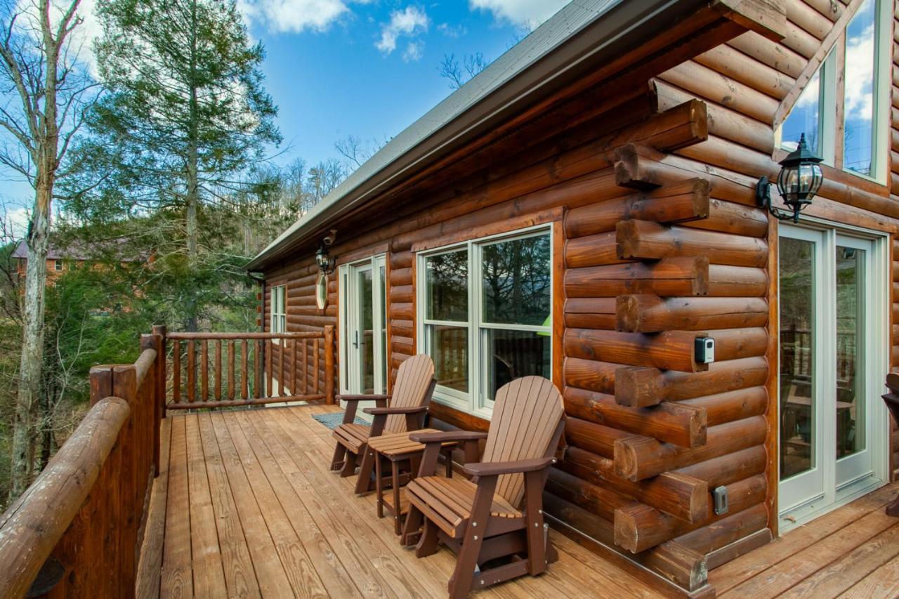 Mystic Mountain Cabin View Grill Fire Pit Gatlinburg Exterior foto