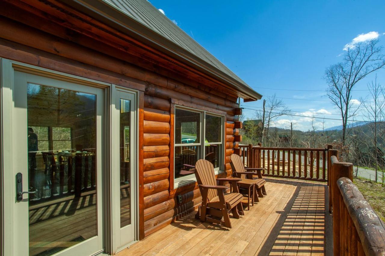 Mystic Mountain Cabin View Grill Fire Pit Gatlinburg Exterior foto